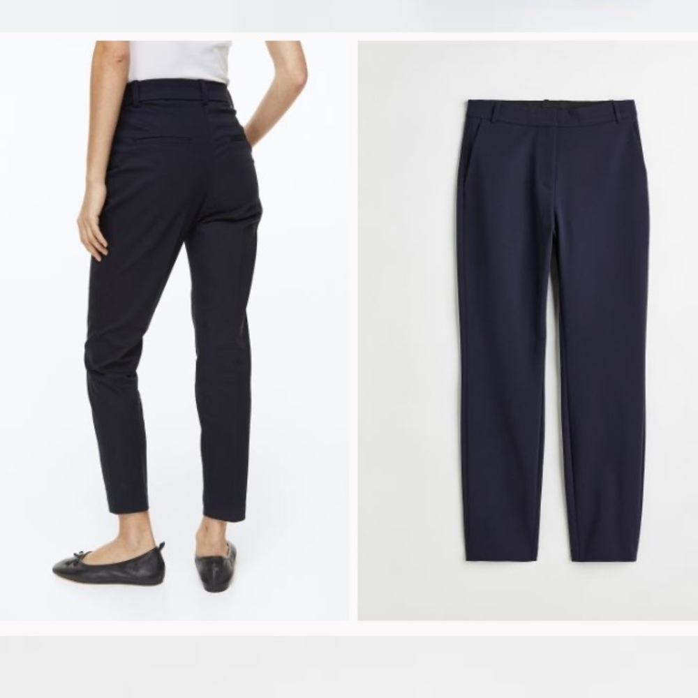 H&M Slacks Navy Blue